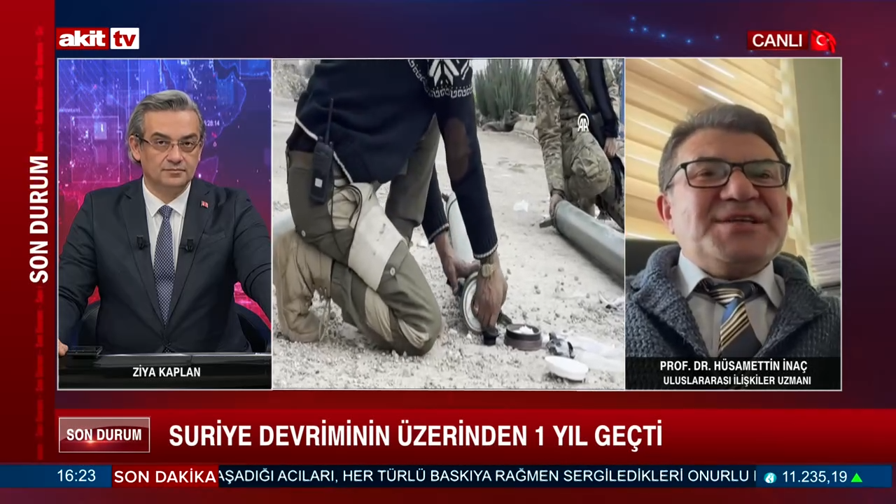 Prof. Dr. Hüsamettin İnaç; Suriye devriminin üzerinden 1 yıl geçti! Bölgede son durum ne?