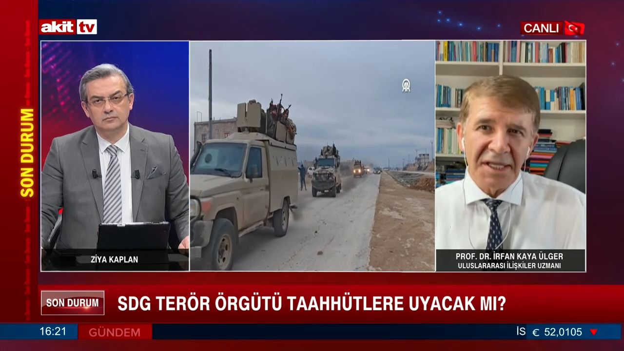 Prof. Dr. İrfan Kaya Ülger: Suriye'deki son durumu değerlendirdi 