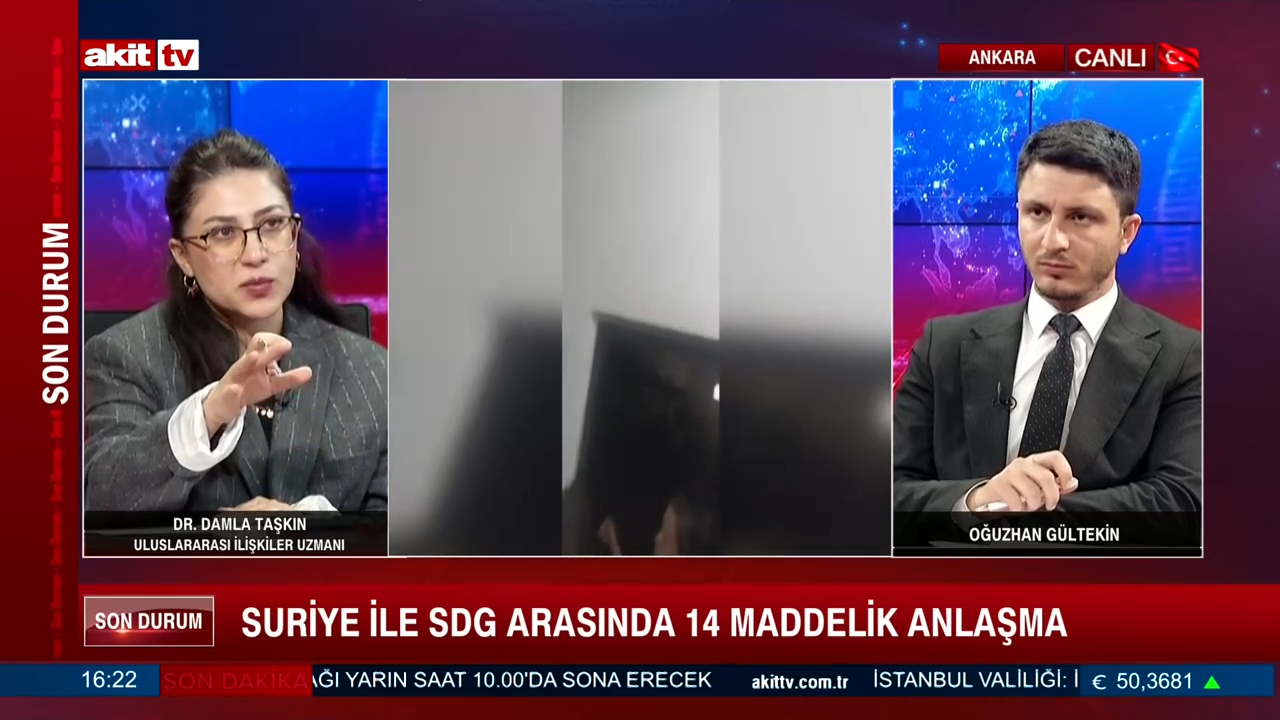 Uluslararası ilişkiler Uzmanı Dr. Damla Taşkın: Bölgemizdeki son durumu değerlendirdi 