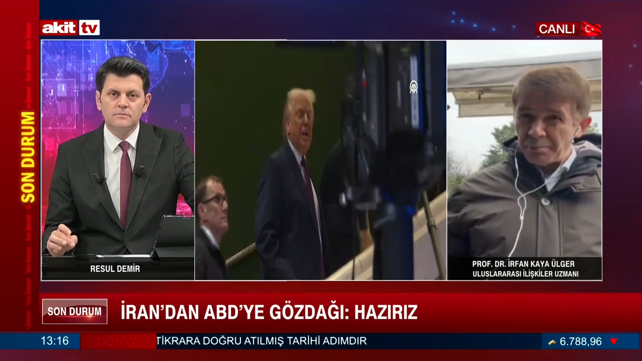 Prof. Dr. İrfan Kaya Ülger: ABD, İran'ı tehdit etmeyi sürdürüyor 