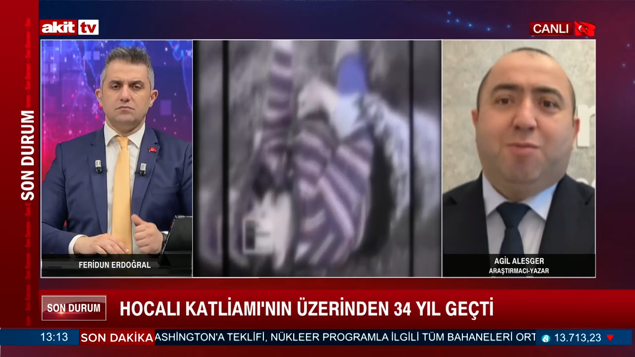 Araştırmacı Yazar Agil Alesger: Hocalı Katliamı'nı anlattı 