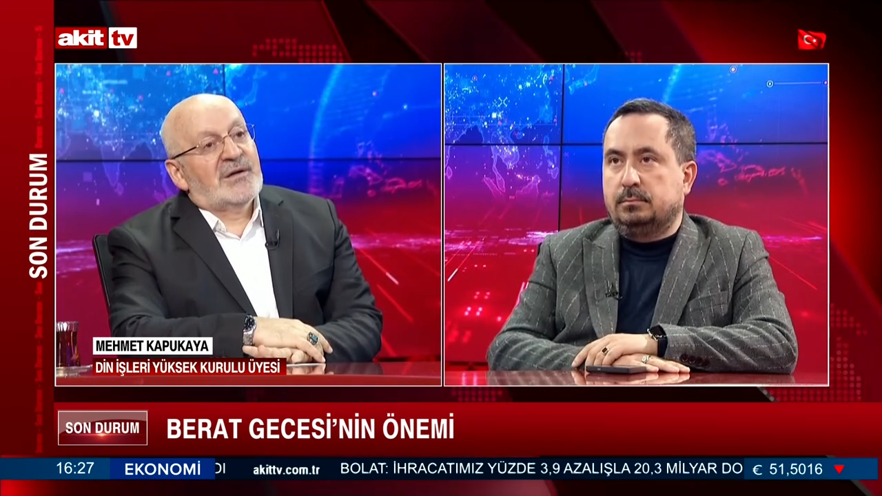 Din İşleri Yüksek Kurulu Üyesi Mehmet Kapukaya: Berat Gecesi'nde neler yapmalıyız?