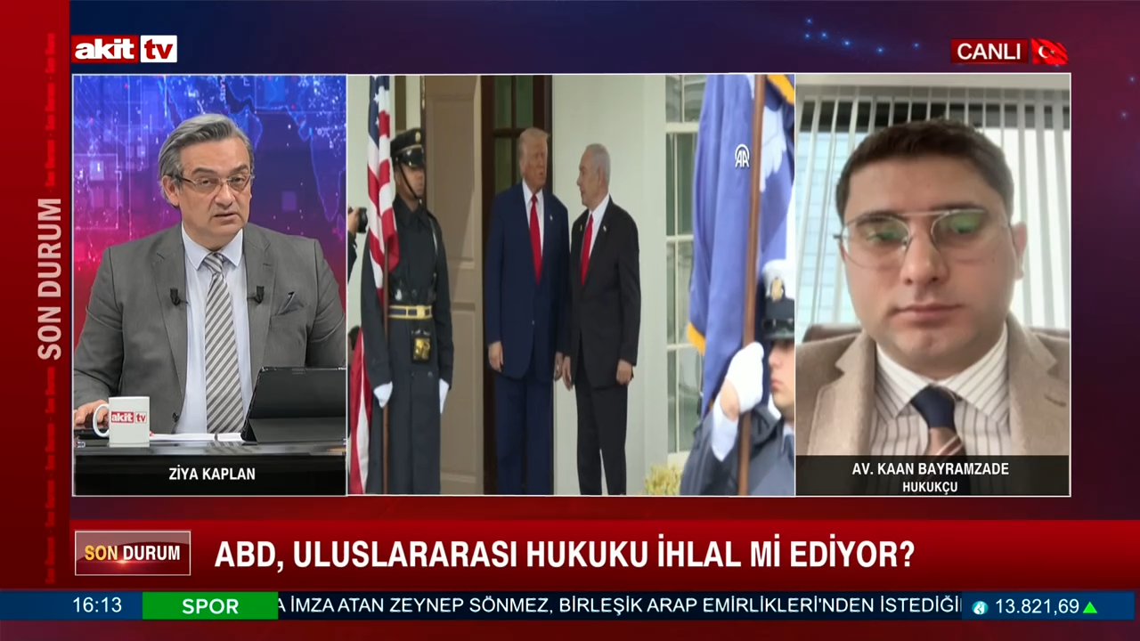 Hukukçu Av. Kaan Bayramzade: ABD'nin Uluslararası Hukuku ihlal mi ediyor?