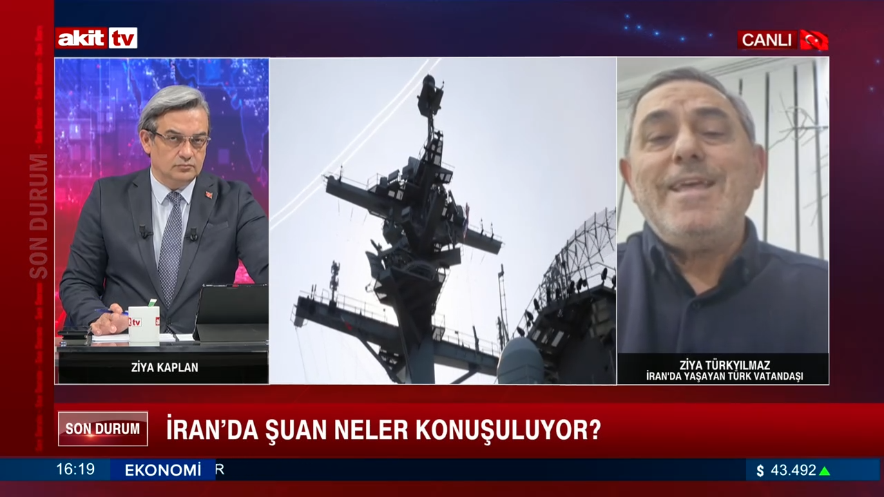 İran'da yaşayan Türk vatandaşı Ziya Türkyılmaz; İran'daki son durumu değerlendirdi