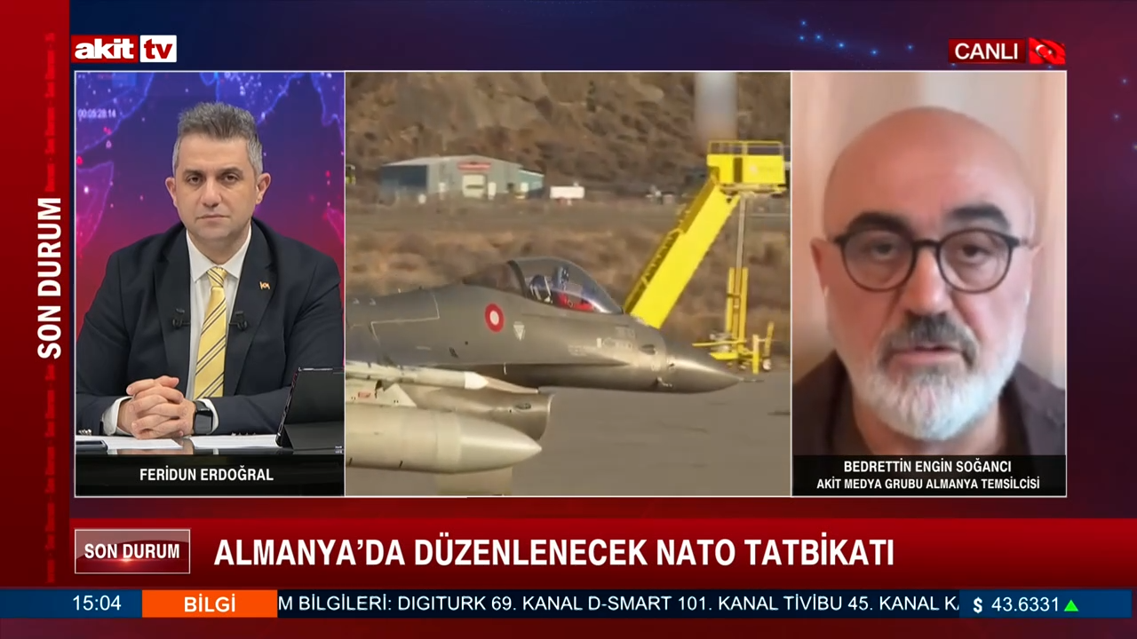 Akit Medya Grubu Almanya Temsilcisi Bedrettin Engin Soğancı: Avrupa'daki son durumu değerlendirdi 