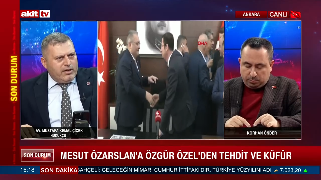 Hukukçu Av. Mustafa Kemal Çiçek: Özel'den kendi başkanına Sin Kaf'lı küfür! 