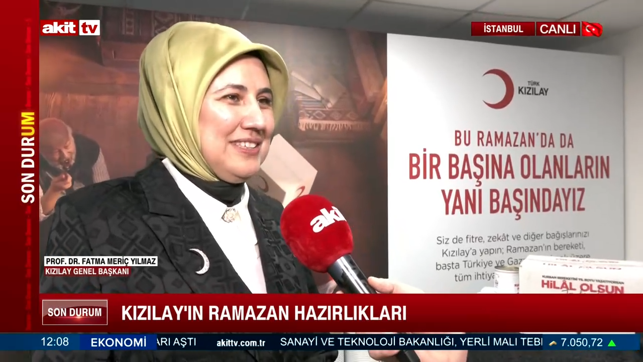 Prof. Dr. Fatma Meriç Yılmaz Kızılay'ın Ramazan hazırlıklarını anlattı