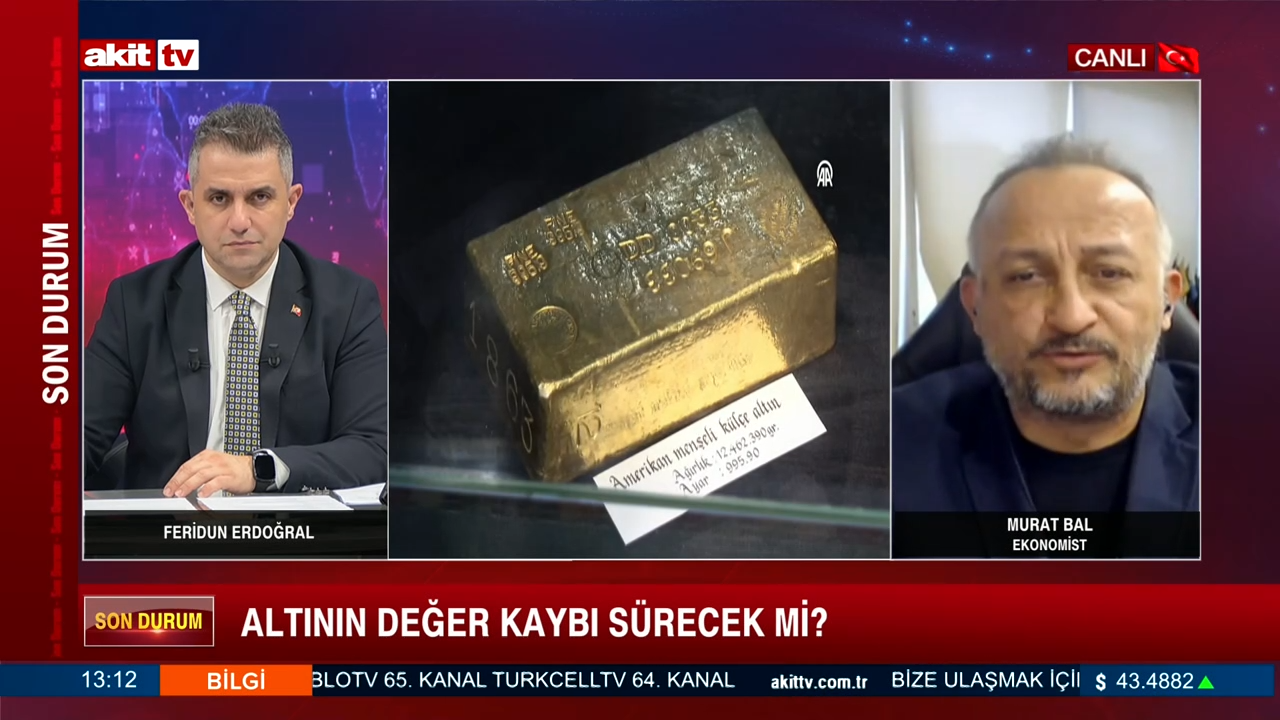 Ekonomist Murat Bal: Altının değer kaybı sürecek mi?
