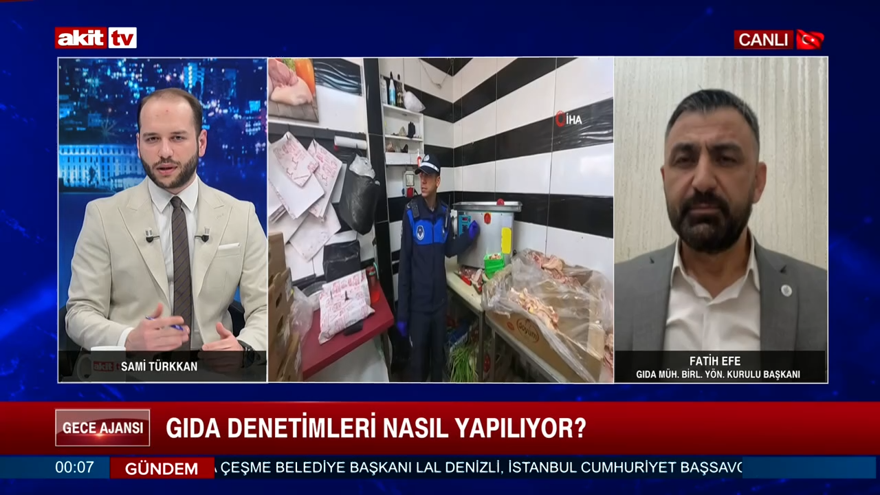 Gıda Müh. Birl. Yön. Kurulu Bşk. Fatih Efe: Ramazan öncesi yapılan denetimleri değerlendirdi 