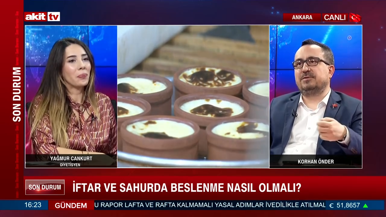 Diyetisyen Yağmur Cankurt: İftar ve sahurda nasıl beslenmeliyiz?