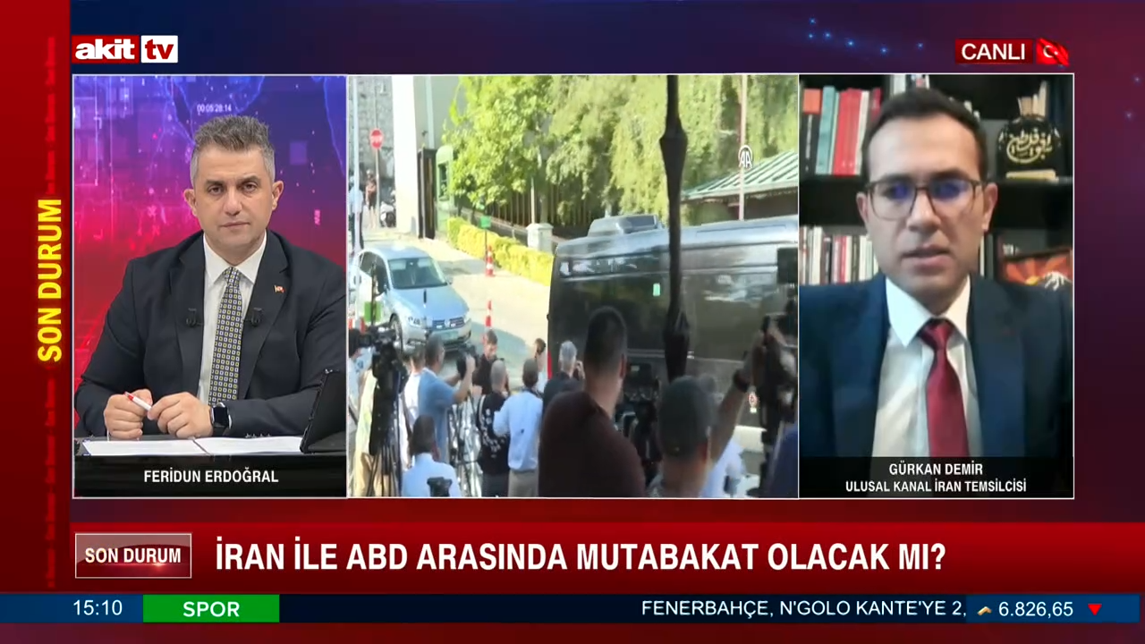 Ulusal Kanal İran Temsilcisi Gürkan Demir: Bölgedeki son gelişmeleri değerlendirdi 