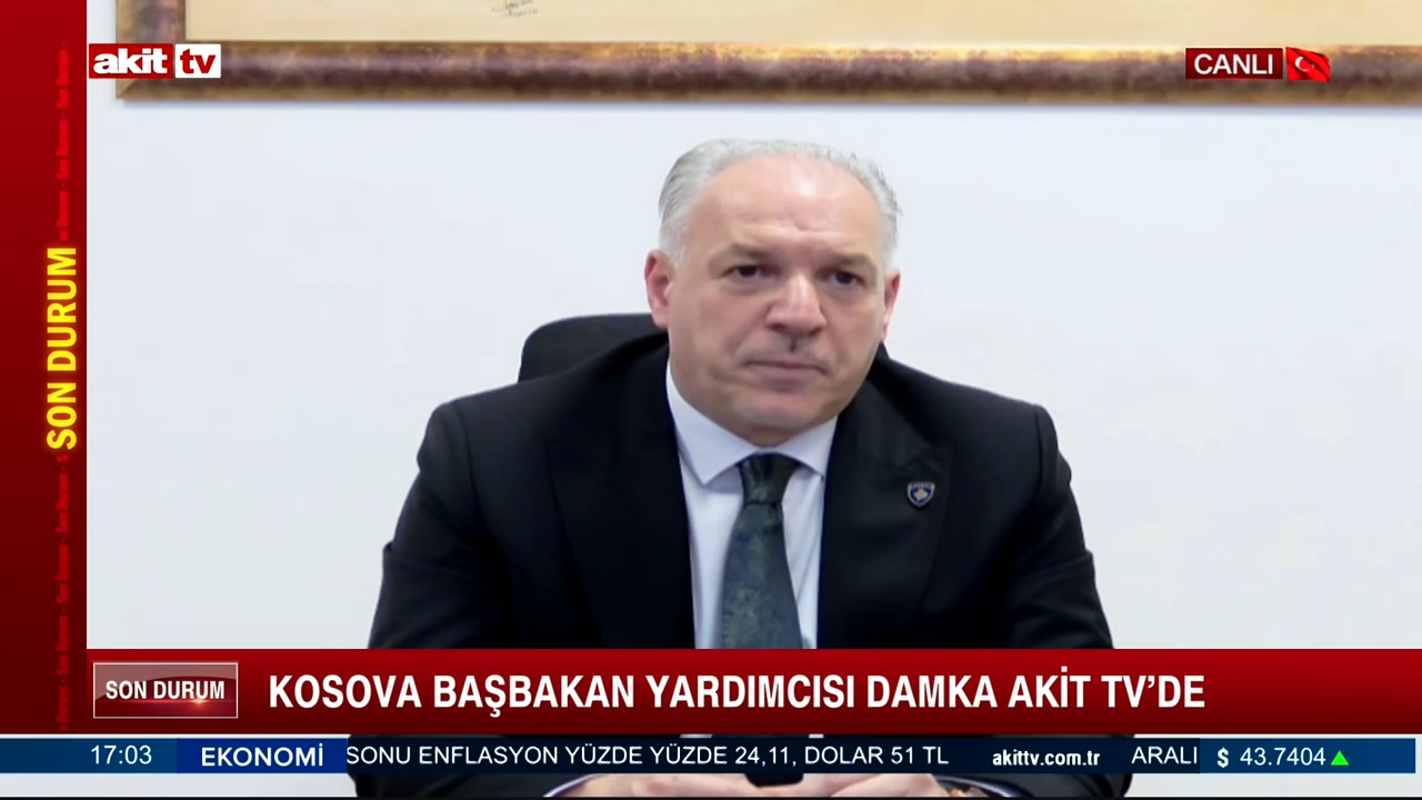 Kosova Başkan Yardımcısı Fikrim Damka Akit TV'de gündemi değerlendirdi 