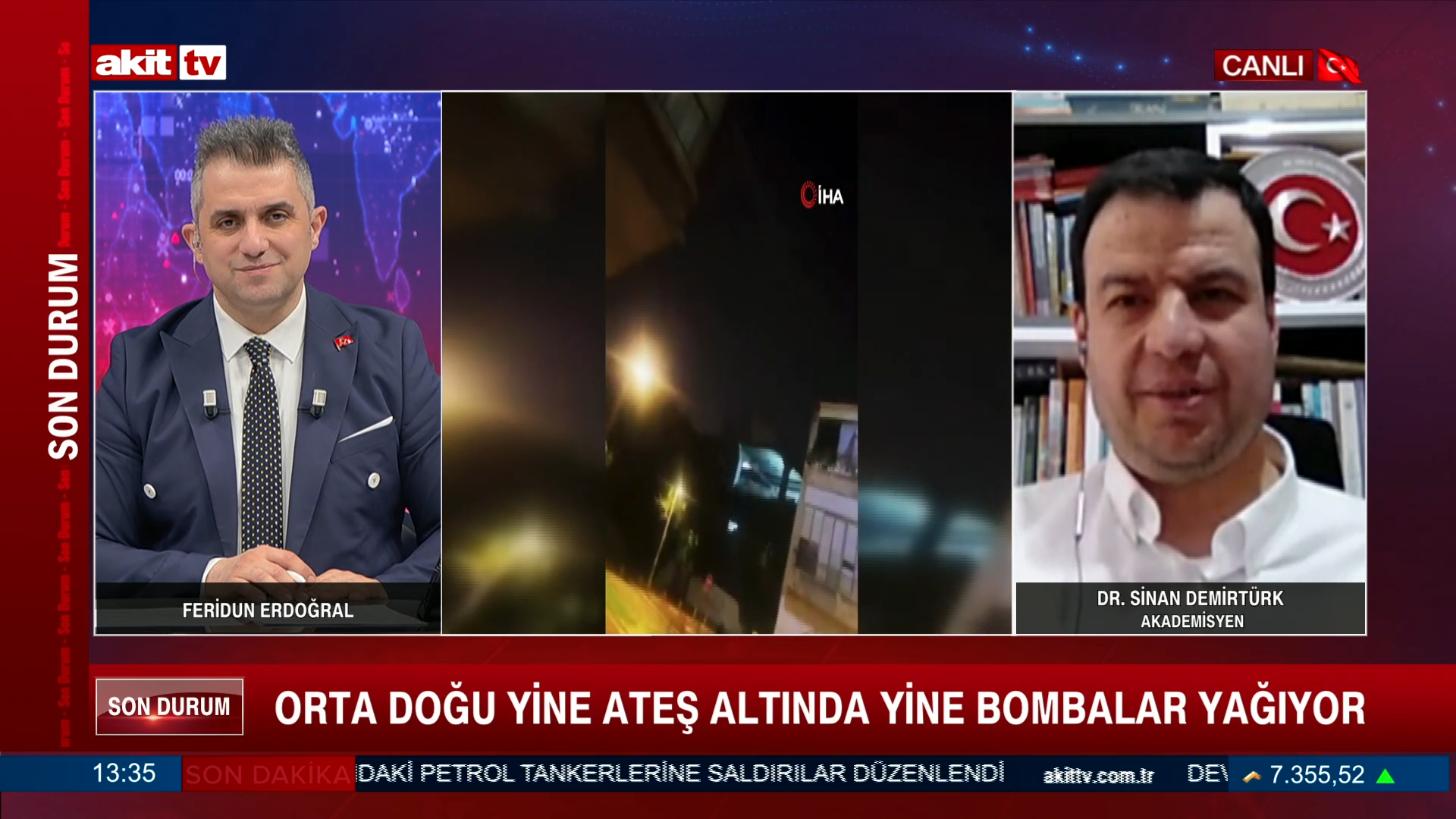 Dr. Sinan Demirtürk: Bölgedeki son durum ne?