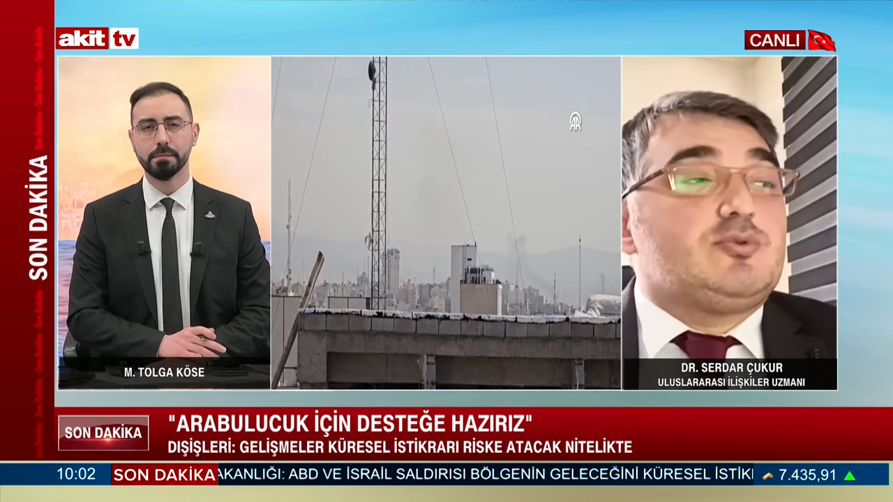 M. Tolga Köse, Serdar Çukur - ABD-İsrail-İran gelişmeleri hakkında bilgilendirdi..