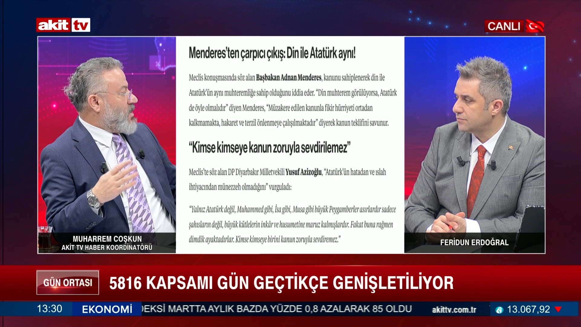 Akit TV Haber Koordinatörü Muharrem Coşkun İsrail-ABD, İran savaşını değerlendirdi 