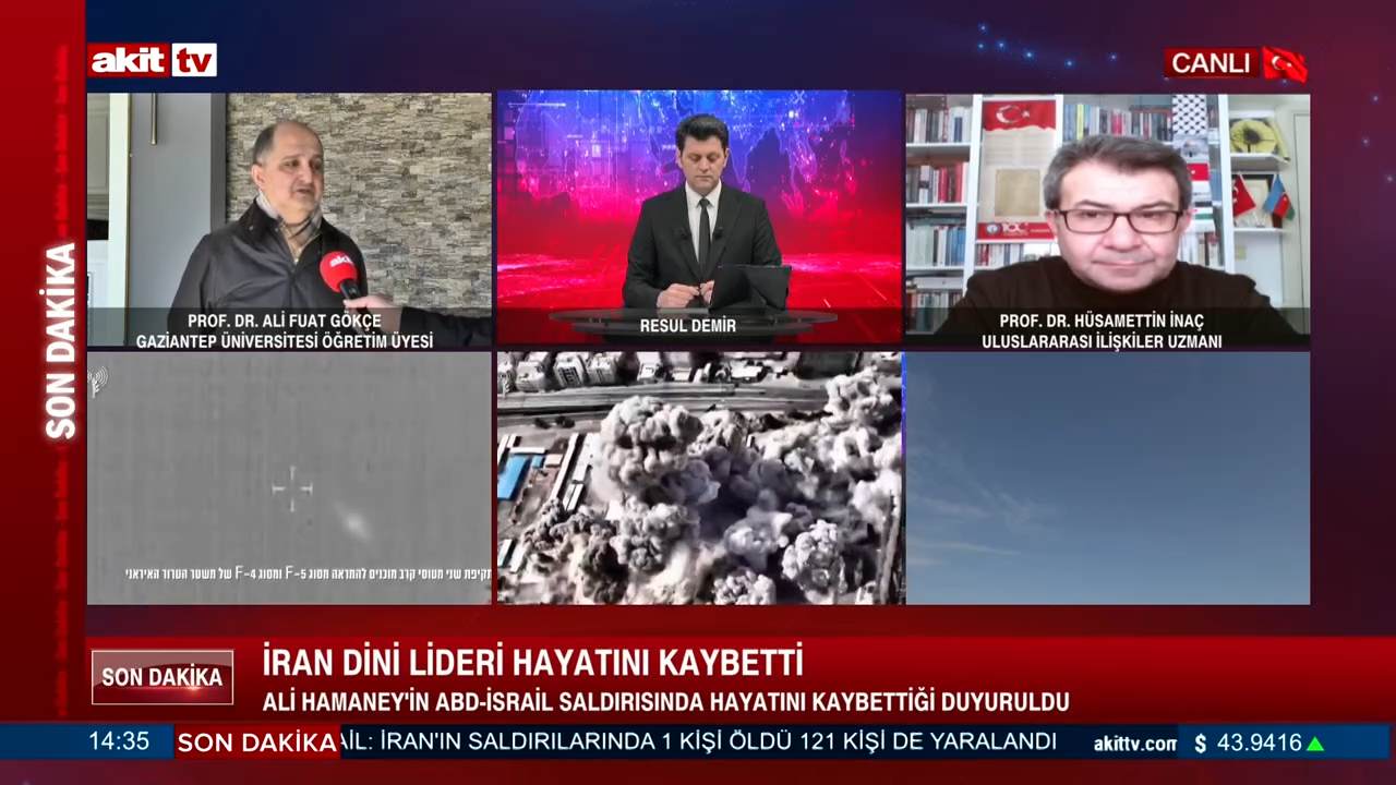 Resul Demir, Hüsamettin İnaç, Ali Fuat Gökçe - ABD-İsrail-İran gelişmeleri hakkında bilgilendirdi..