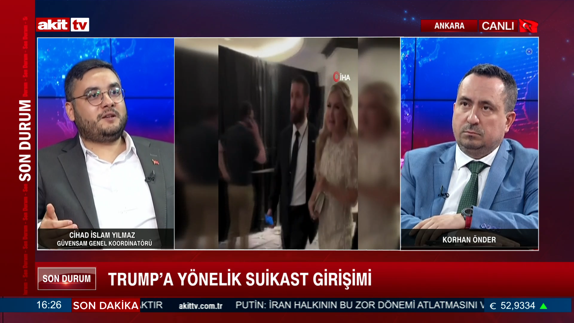 Korhan Önder, Cihad İslam Yılmaz - Trump'a Yönelik Suikast Girişimi