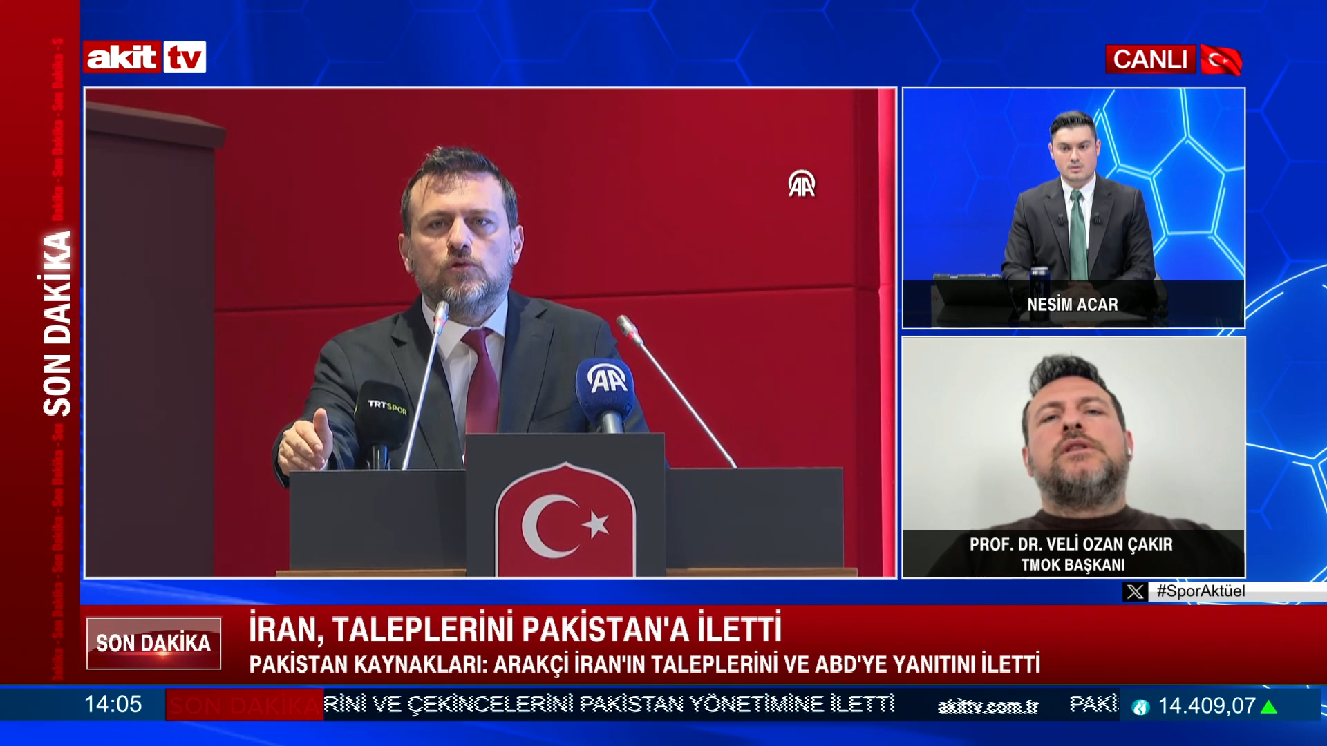 TMOK Başkanı Prof.Dr. Veli Ozan Çakır spor gündemini değerlendirdi 