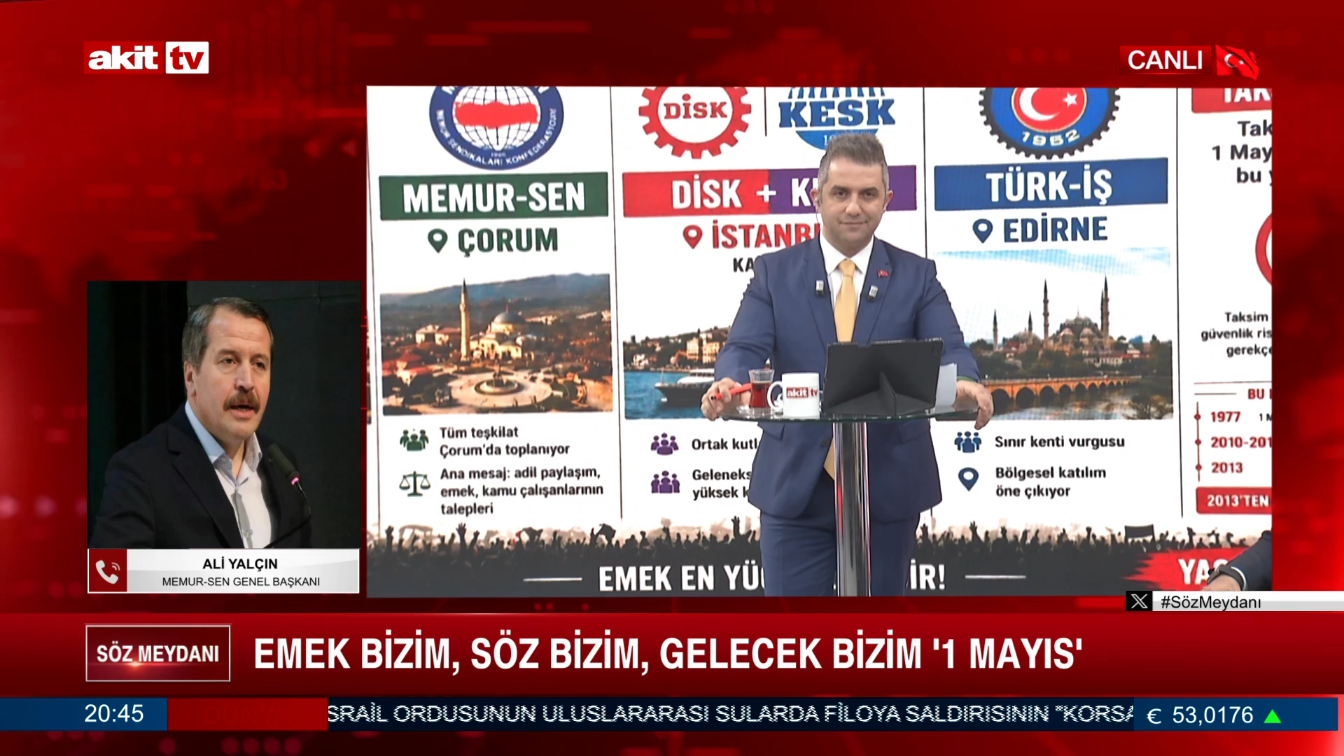 Memur-Sen Genel Başkanı Ali Yalçın, Akit TV Canlı Yayınına Bağlandı!