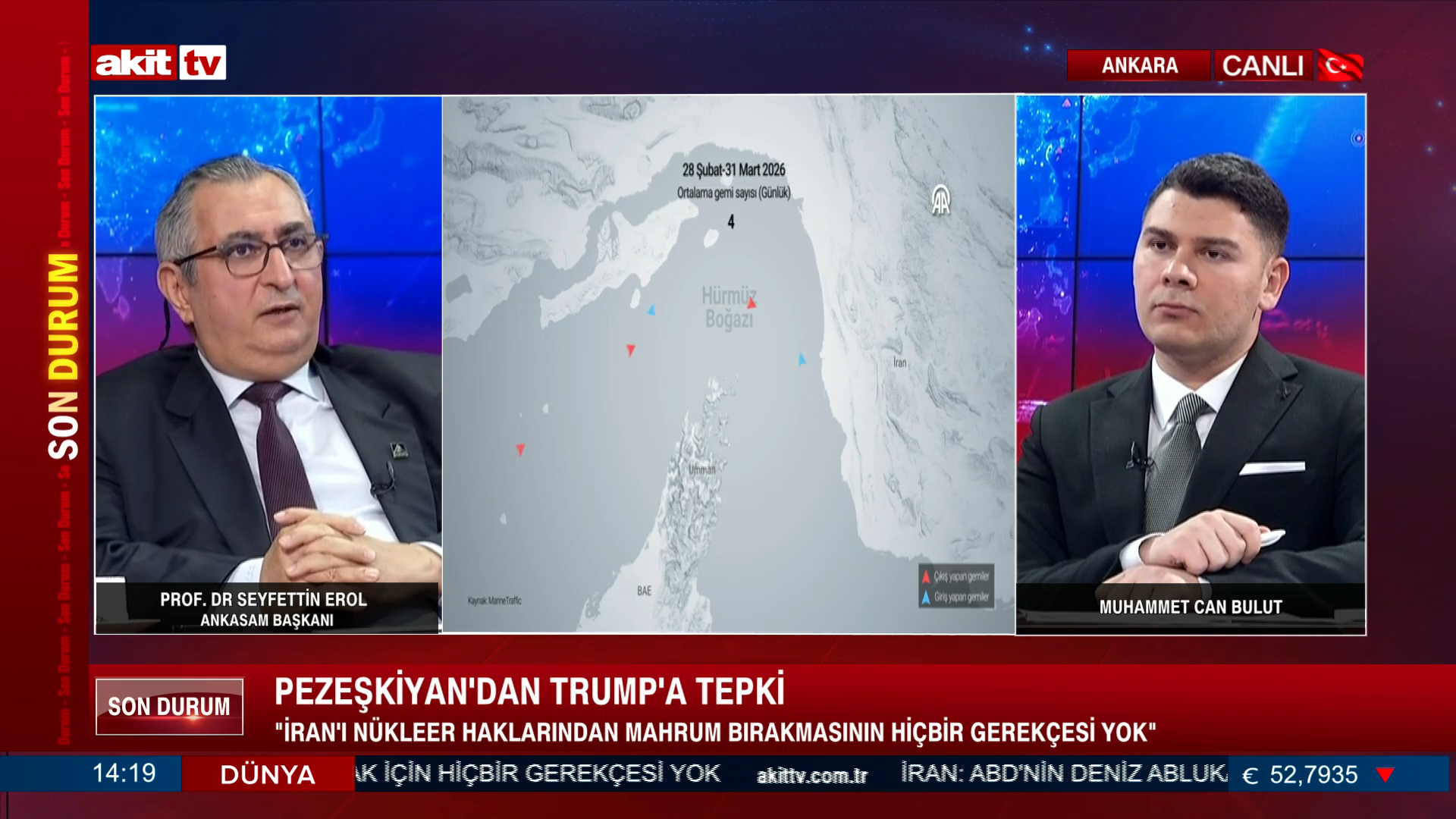 Seyfettin Erol, ABD-İran savaşı ve Hürmüz Boğazı'nın durumunu değerlendirdi.