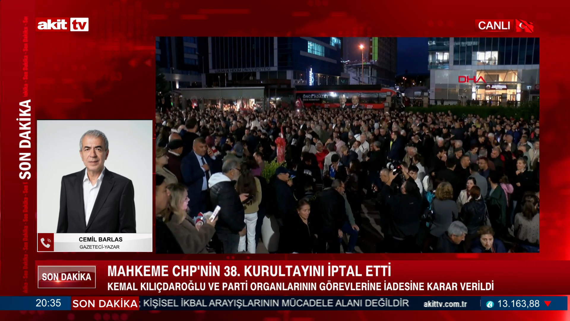 Gazeteci-Yazar Cemil Barlas, Mutlak Butlan Sürecini Değerlendirdi