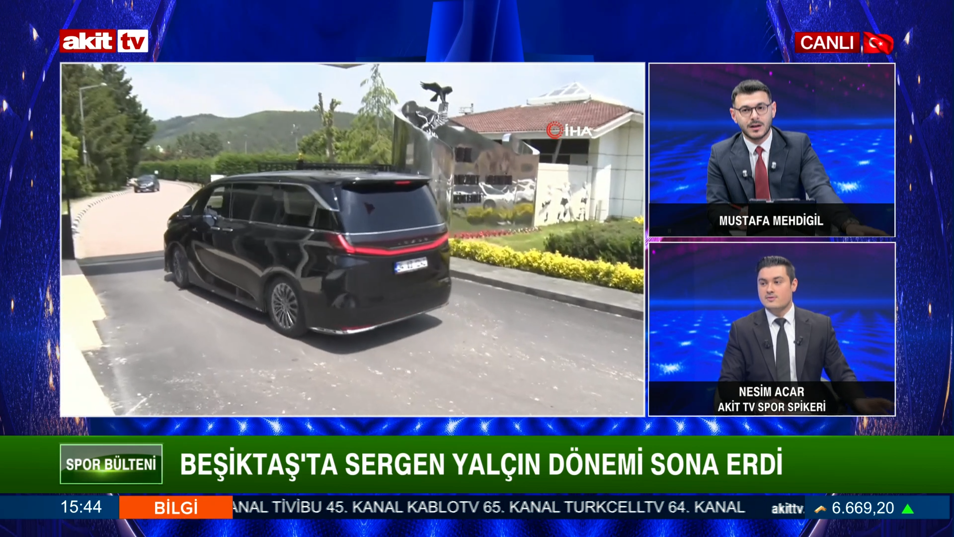 Spor Bülteni Mustafa Mehdigil/Nesim Acar"Beşiktaş'ta Sergen Yalçın dönemi sona erdi " 18.05.2026