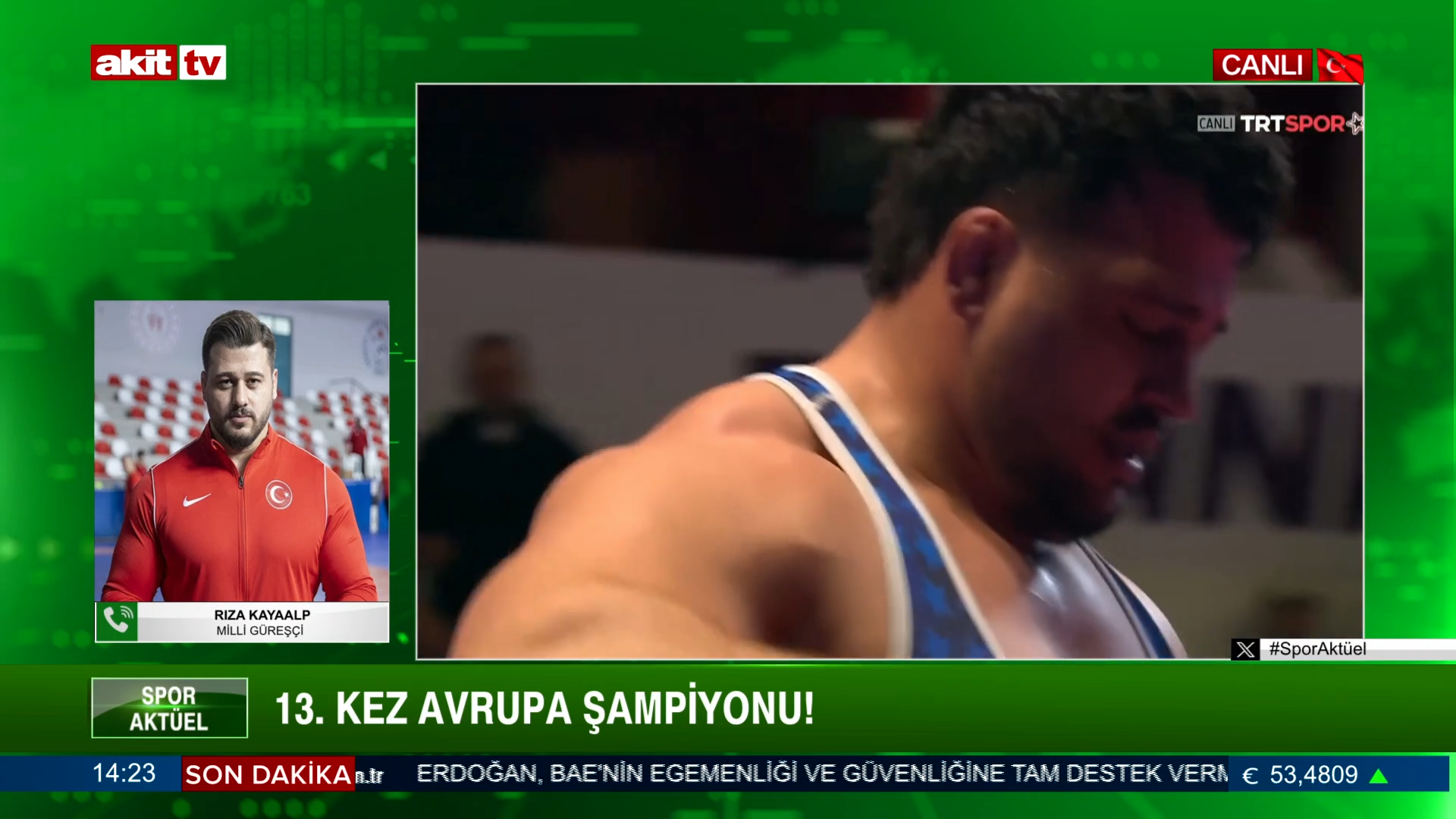 Milli Güreşçi Rıza Kayaalp'ten tarihi şampiyonluk 