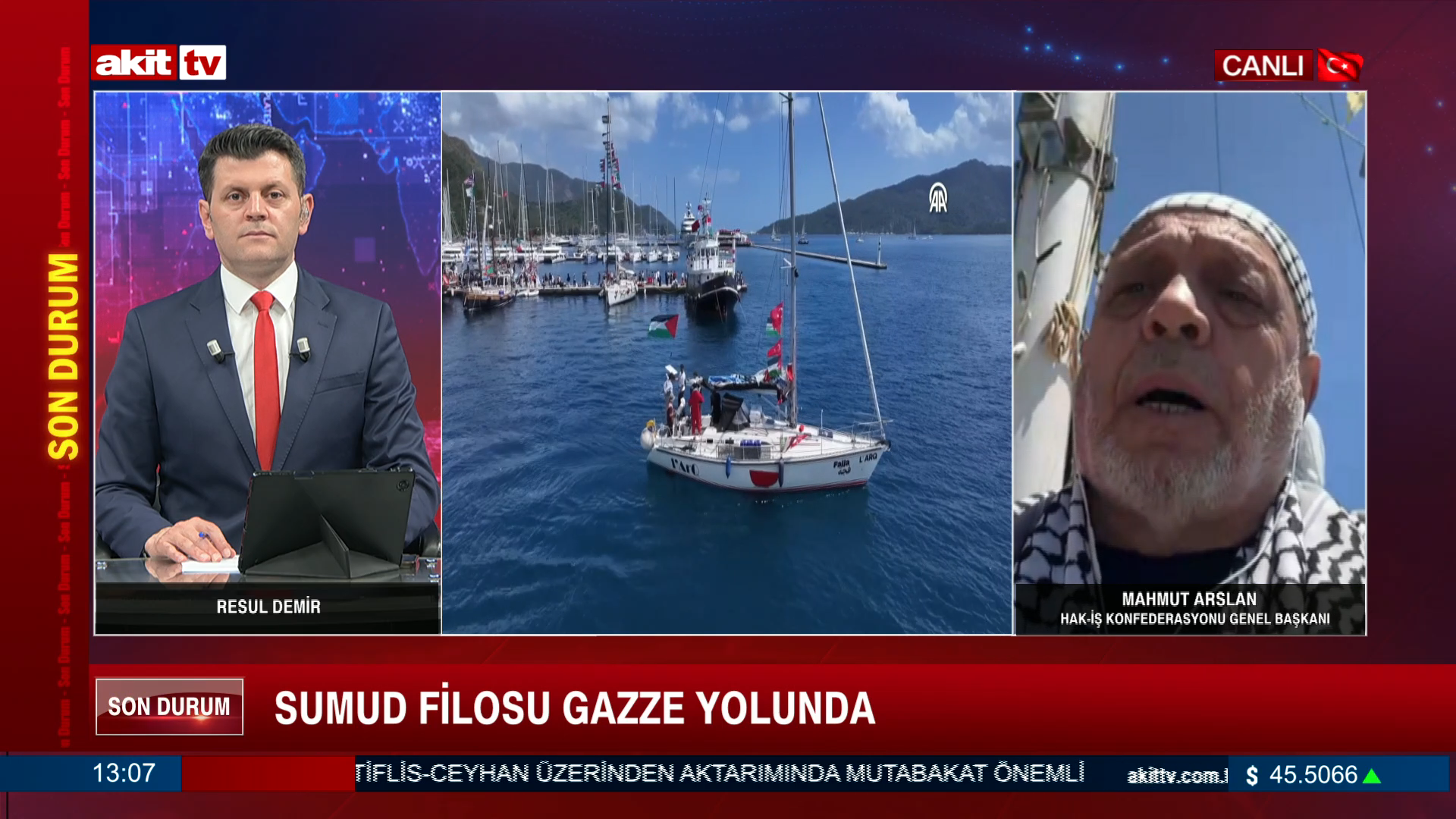 Resul Demir, Mahmut Arslan - Sumud Filosu Gazze Yolunda