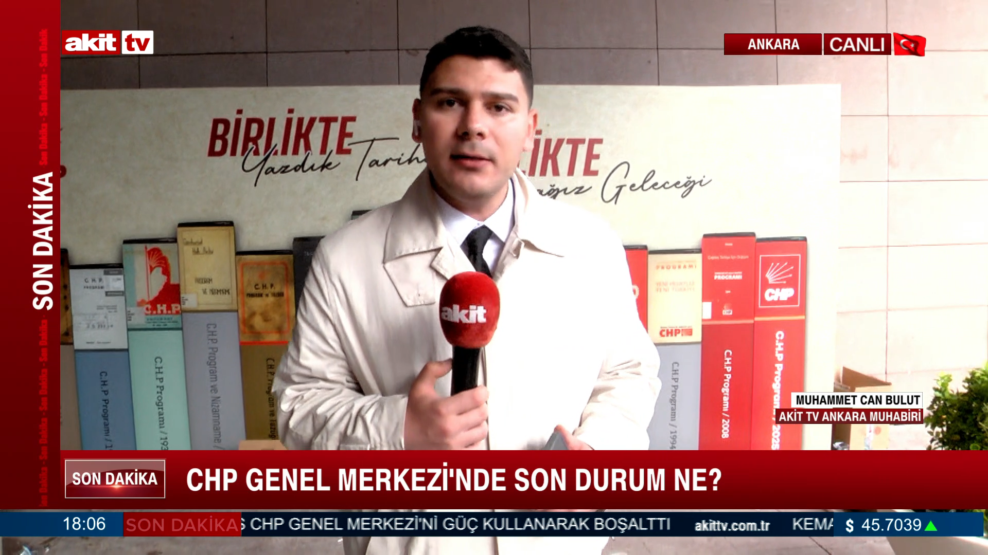 Akit TV Muhabiri Muhammet Can Bulut, CHP Genel Merkezi'nde Son Durum Ne?
