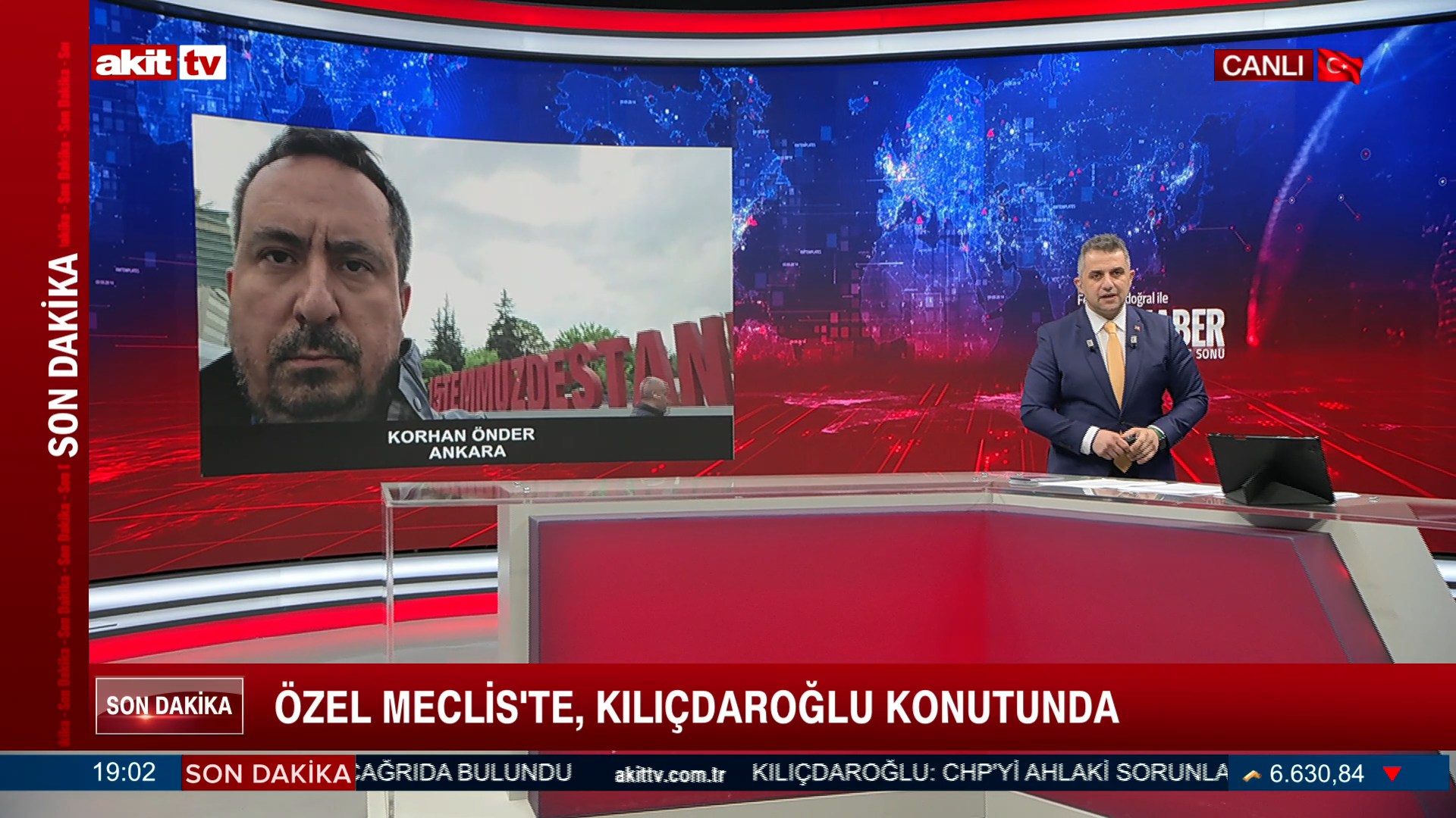 Akit TV Ankara Muhabirimiz Korhan Önder, Özel Meclis'te, Kılıçdaroğlu Konutunda