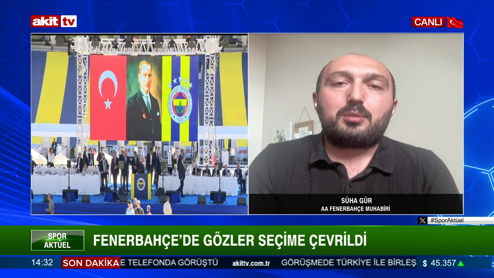 AA Fenerbahçe Muhabiri Süha Gür Fenerbahçe'de seçim öncesi atmosferi değerlendirdi 