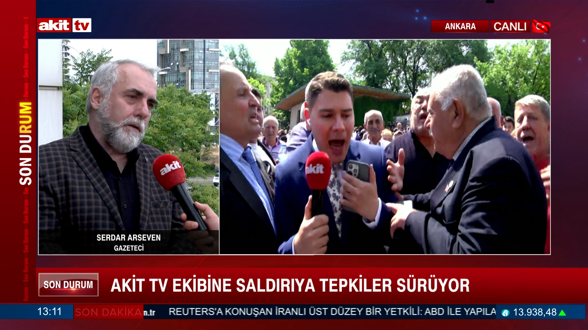 Gazeteci Yazar Serdar Arseven Akit TV ekibine yapılan saldırı ve Gündemi değerlendirdi