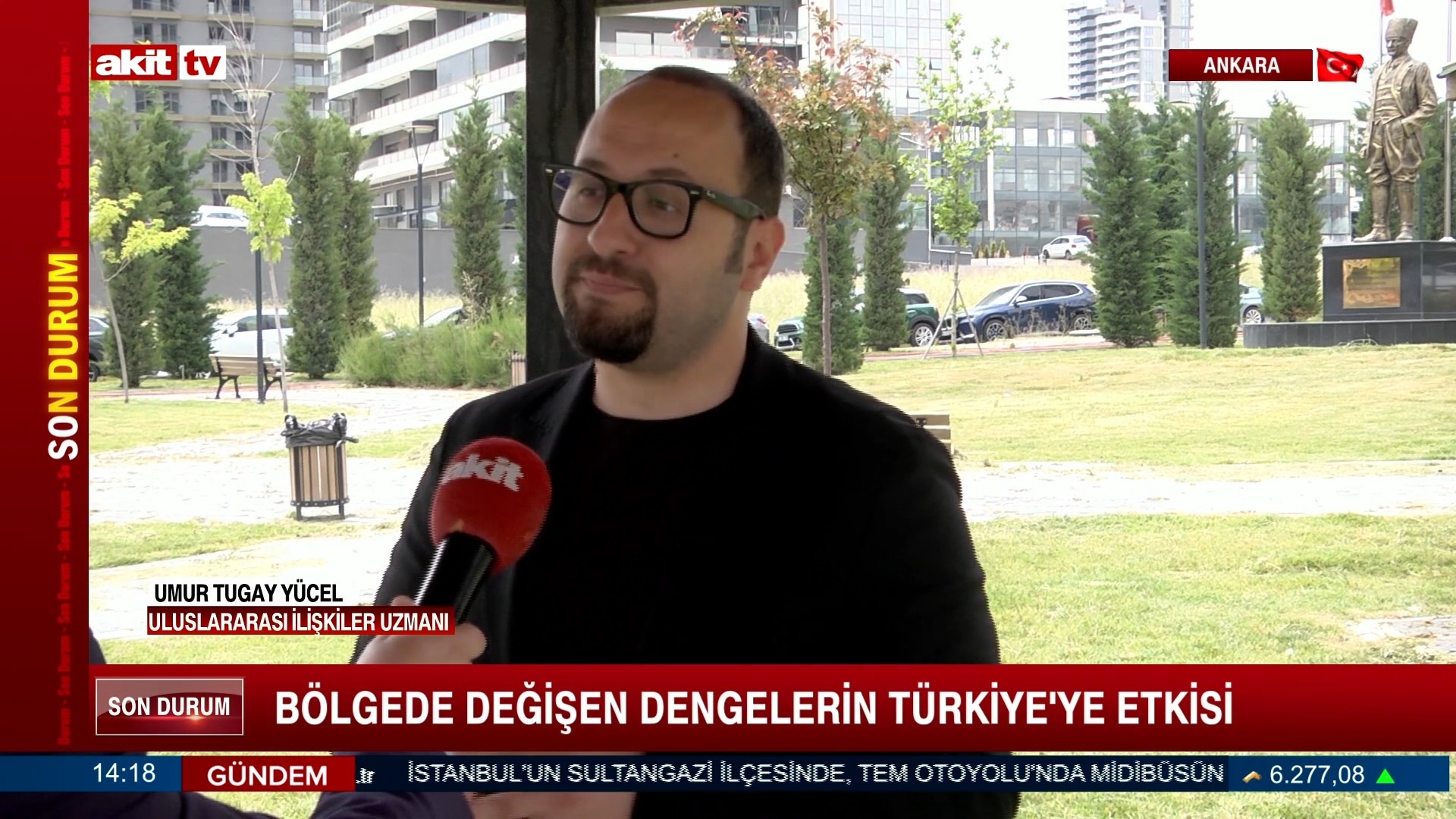 Uluslararası İlişkiler Uzmanı Umur Tugay Yücel Orta doğuda değişen dengeler ve Türkiye'ye etkisini değerlendirdi