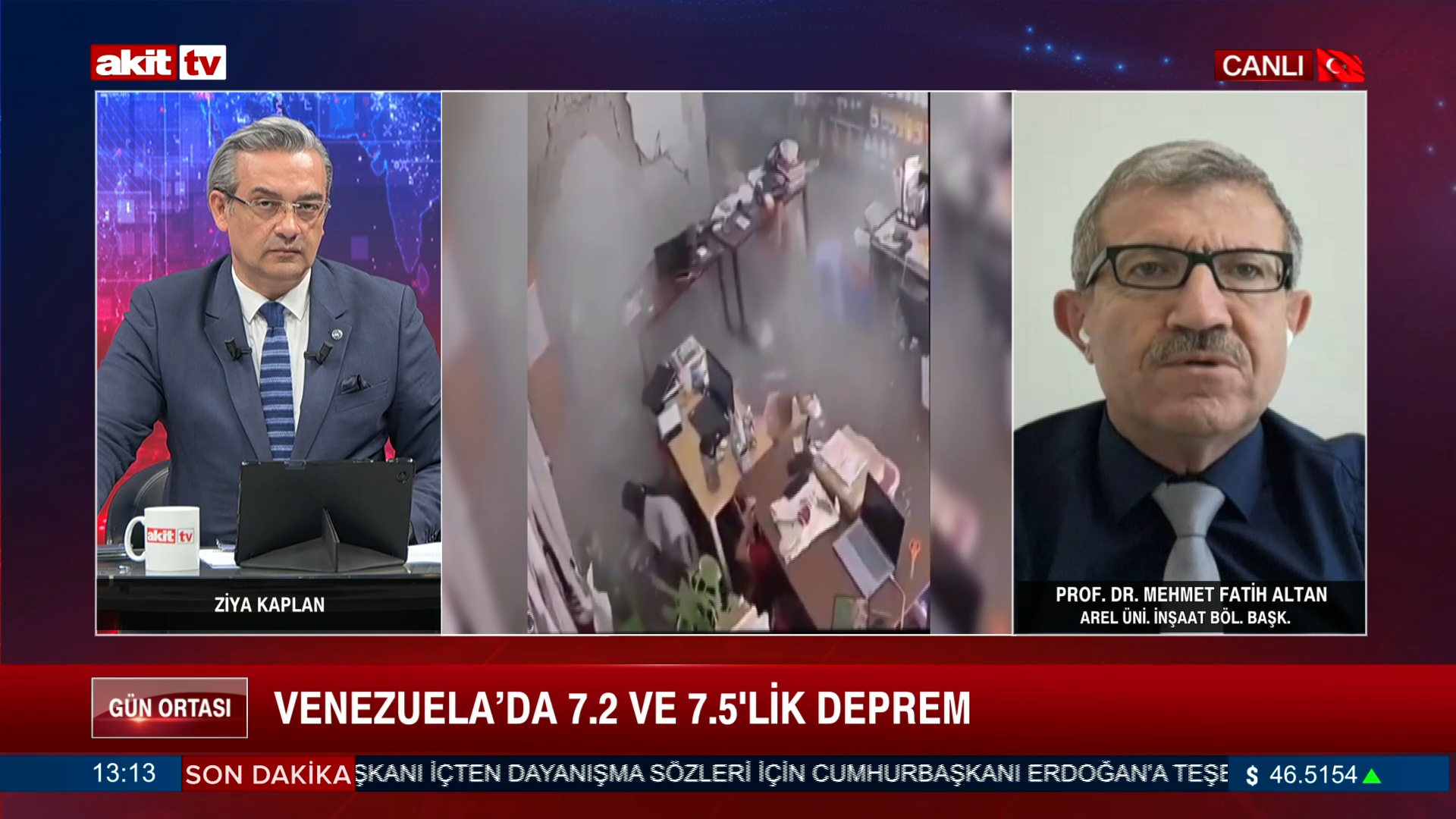 Prof. Dr. Mehmet Fatih Altan; Venezuela ve Japonya depremlerini değerlendirdi