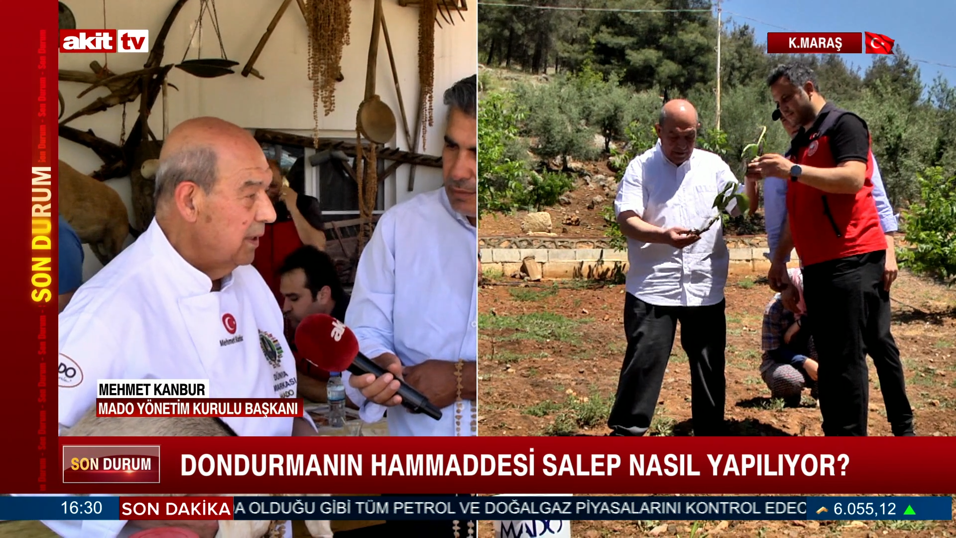 MADO Yön. Krl. Bşk Mehmet Kanbur eşsiz Maraş dondurmasının püf noktasını anlattı 
