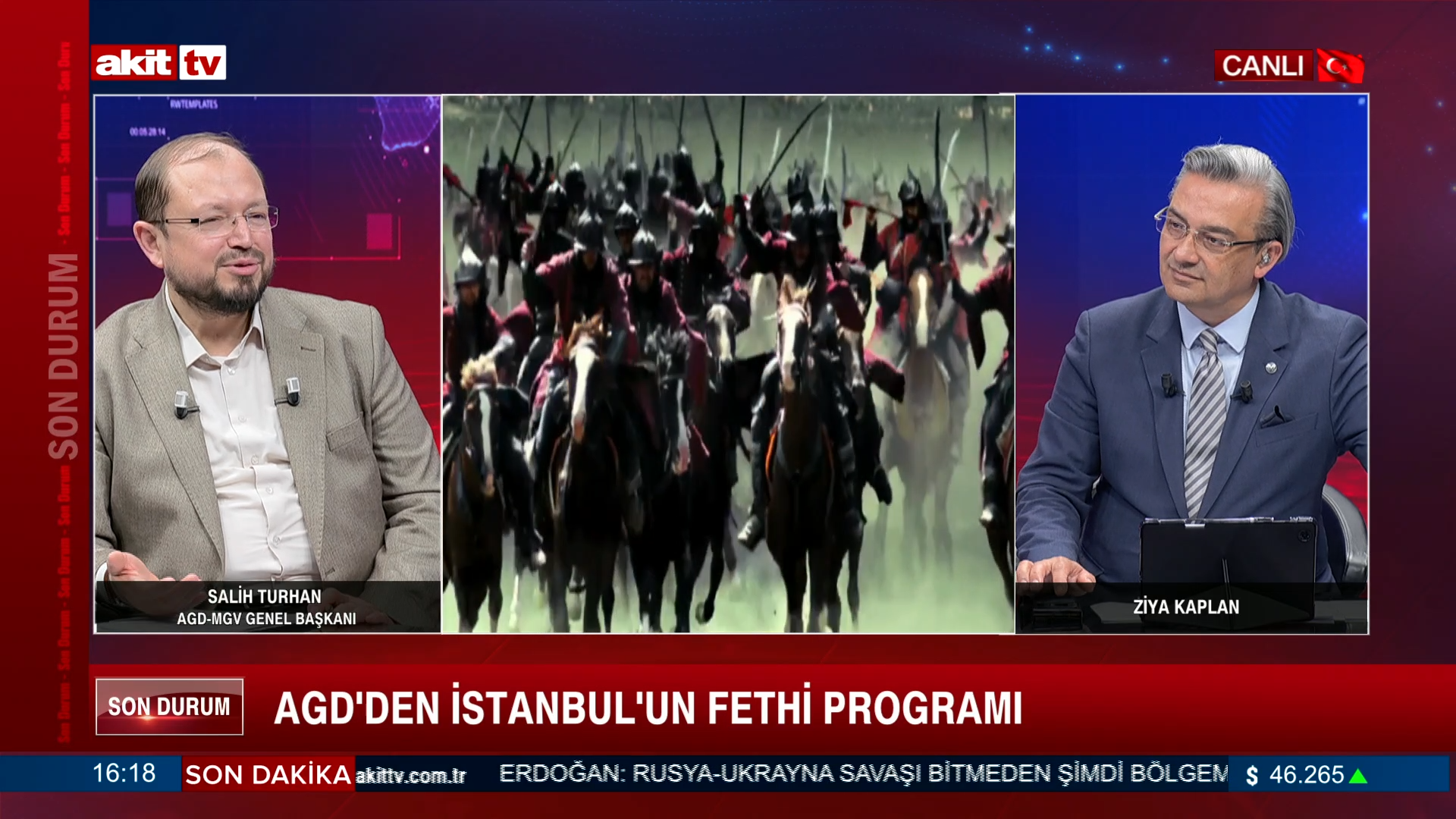 AGD - MGV Gnl. Bşk. Salih Turhan ; AGD'den İstanbul'un Fethi programı