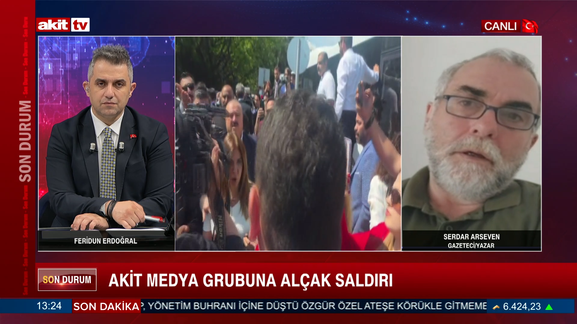 Gzt. Yzr. Serdar Arseven; Meclis önünde Akit Medya Grubuna yapılan alçak saldırıyı değerlendirdi 