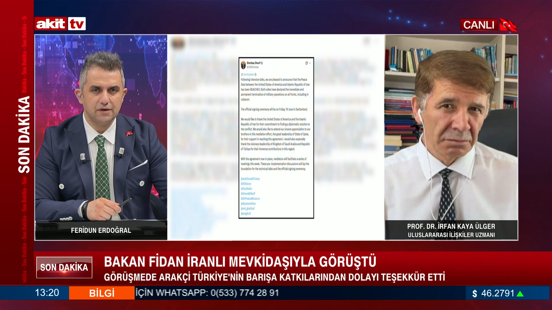 İrfan Kaya Ülger; ABD ile İran anlaşmasının bölgeye etkileri ne olacak?