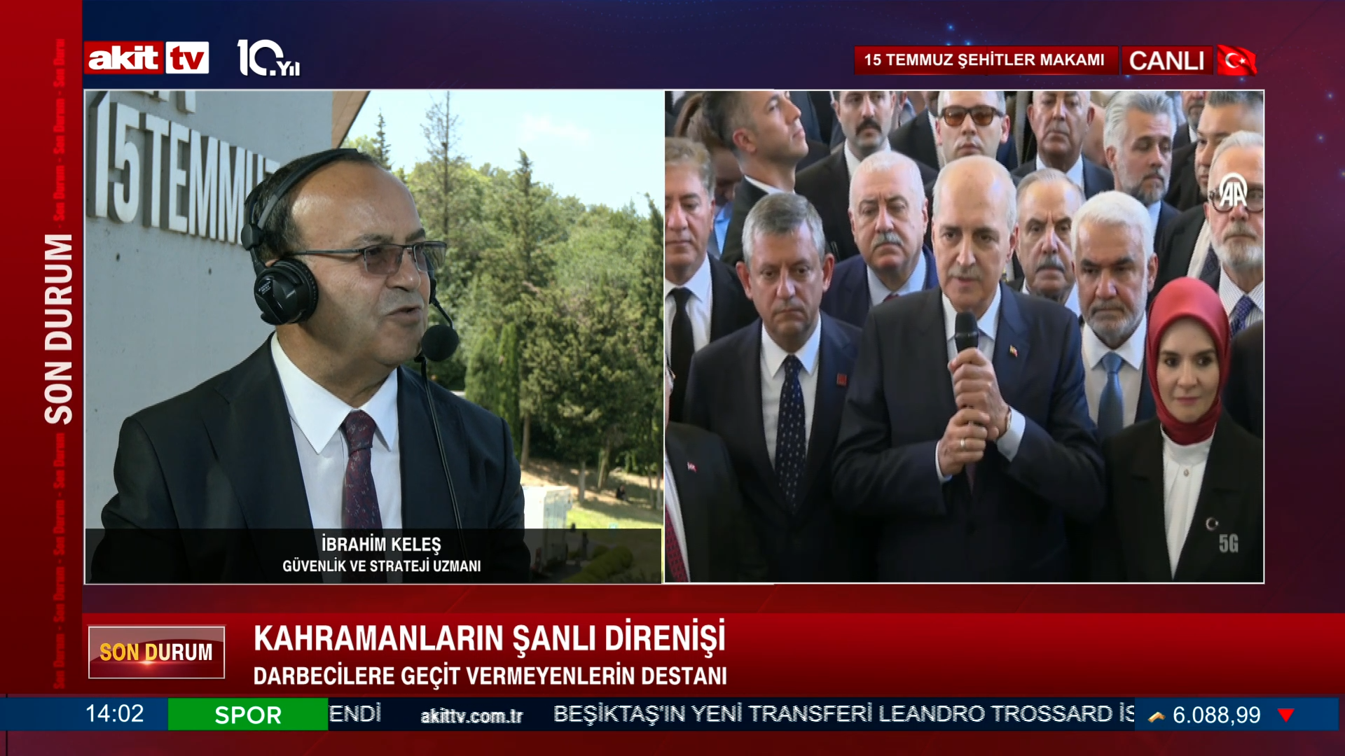 Güvenlik ve Strateji Uzmanı İbrahim Keleş 15 Temmuz Hain darbe girişiminin 10. Yılında konuştu