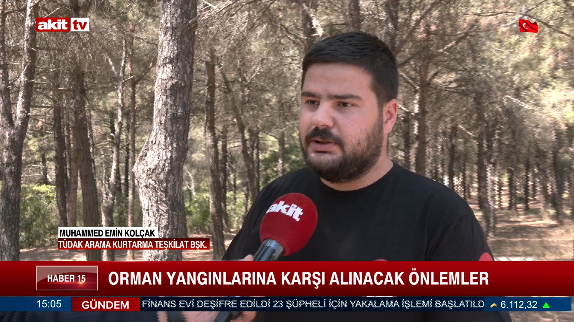 TÜDAK Arama Kurtarma Teşkilat Bşk. Muhammed Emin Kolçak; Orman yangınlarına karşı alınacak önlemleri anlattı