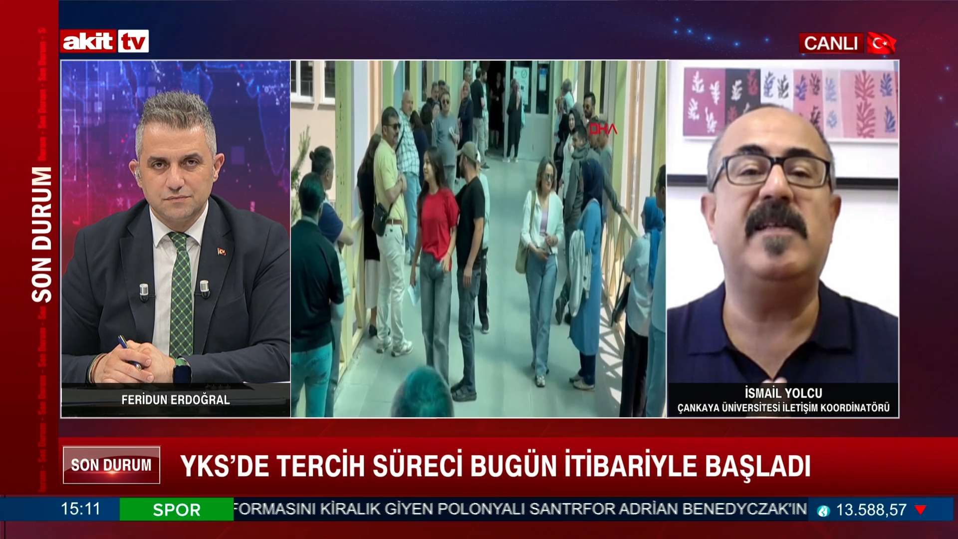 Çankaya Üniversite İletişim Koordinatörü İsmail Yolcu YKS'de Tercih sürecinde neler yapılması gerektiğini anlattı