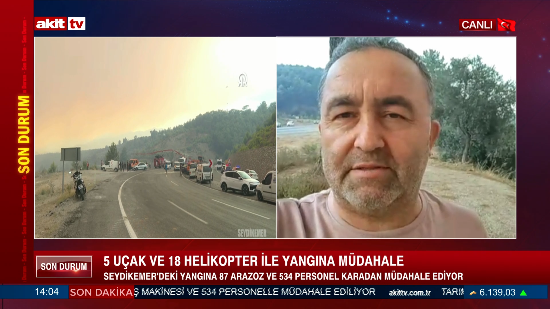 Gazeteci Harun Yıldırım Seydikemer'de ki son durumu bildirdi