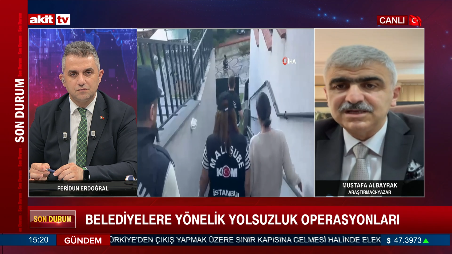 Araştırmacı Yazar Mustafa Albayrak Belediyelere yönelik yolsuzluk operasyonlarını değerlendirdi