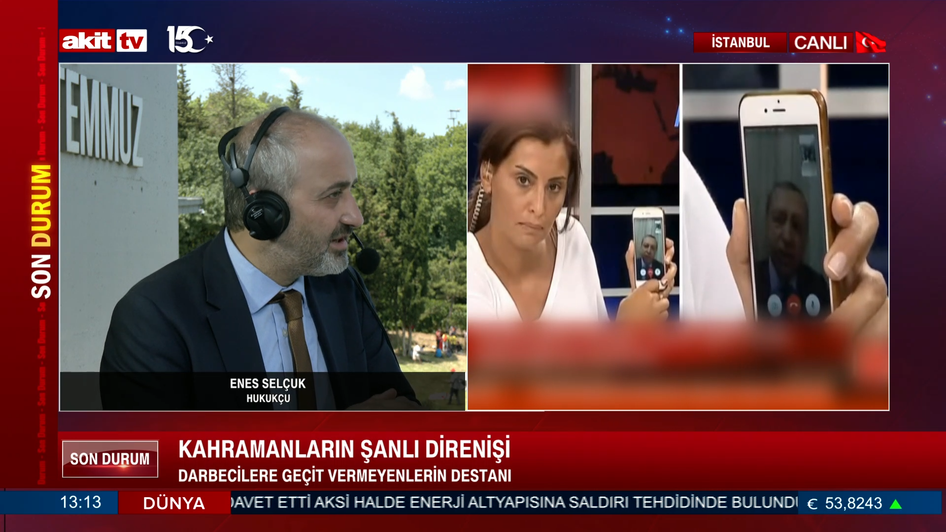 Hukukçu Enes Selçuk 15 Temmuz Hain darbe girişiminin 10. Yılında konuştu