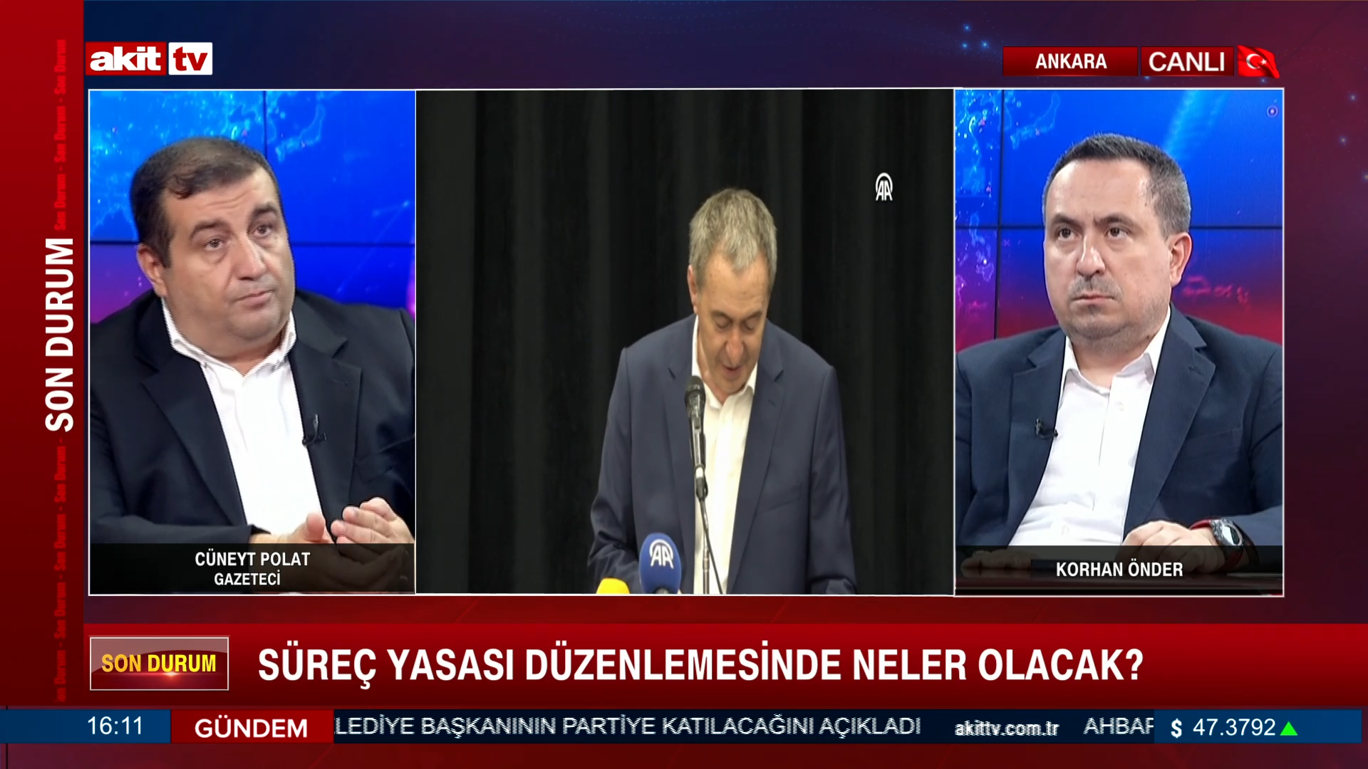 Gazeteci Cüneyt Polat Süreç yasası düzenlemesini değerlendirdi