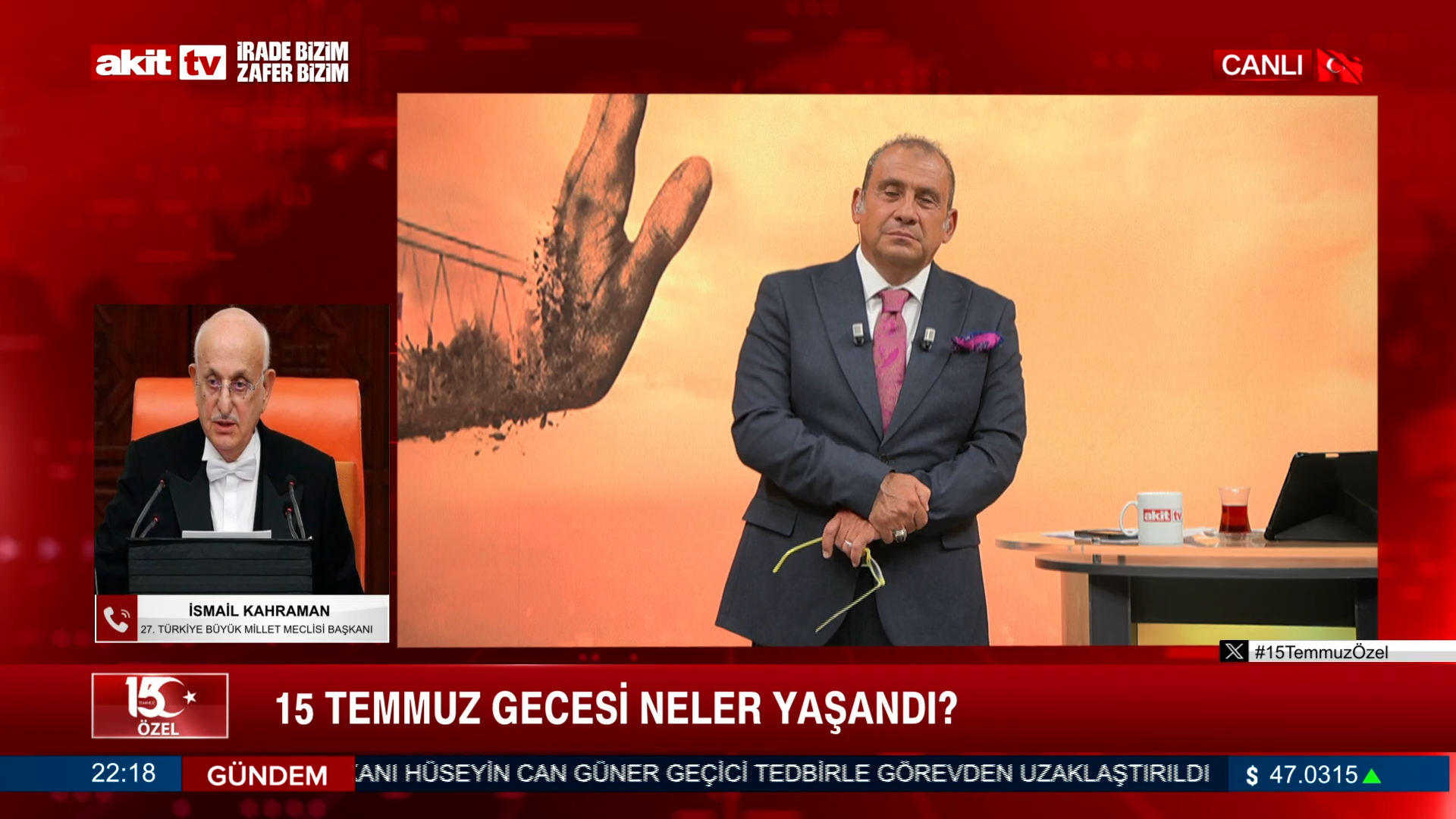 27. TBMM Başkanı İsmail Kahraman, 15 Temmuz Gecesi Neler Yaşandı Anlattı!