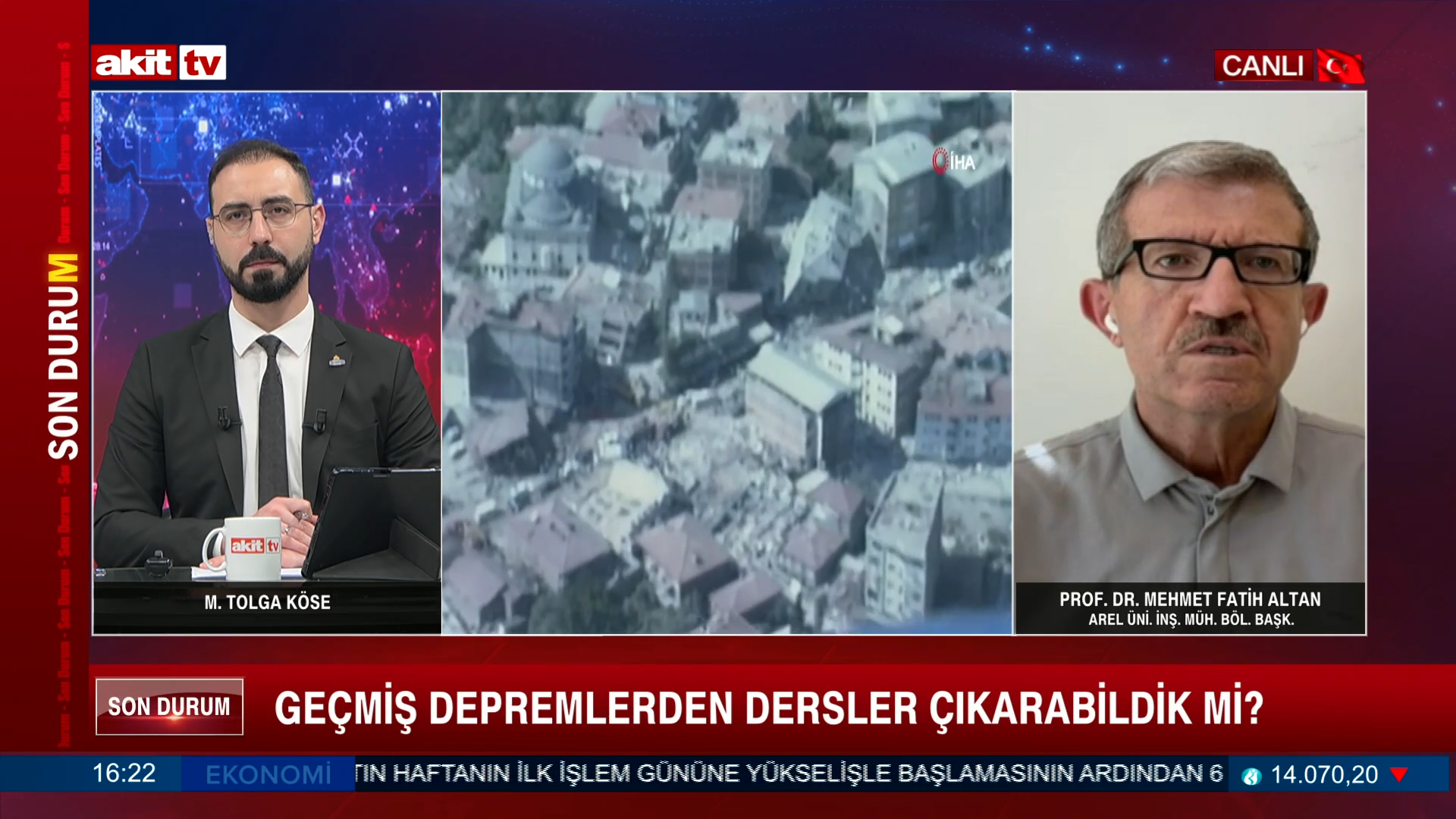 Prof. Dr. Mehmet Fatih Altan: 17 Ağustos depreminin yıl dönümünde deprem mücadelesinde gelinen son noktayı değerlendirdi