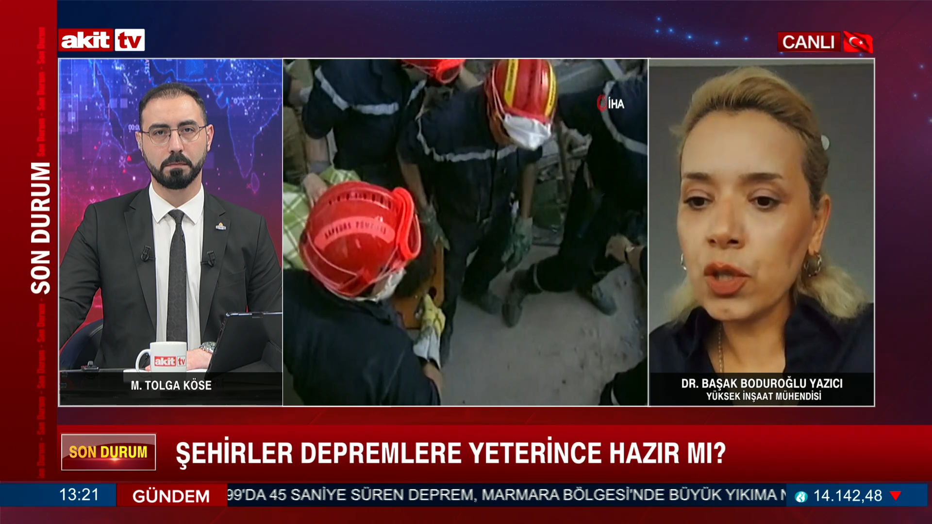 Yüksek İnşaat Mühendisi Başak Boduroğlu Yazıcı "Şehirler depremlere yeterince hazır mı?" 