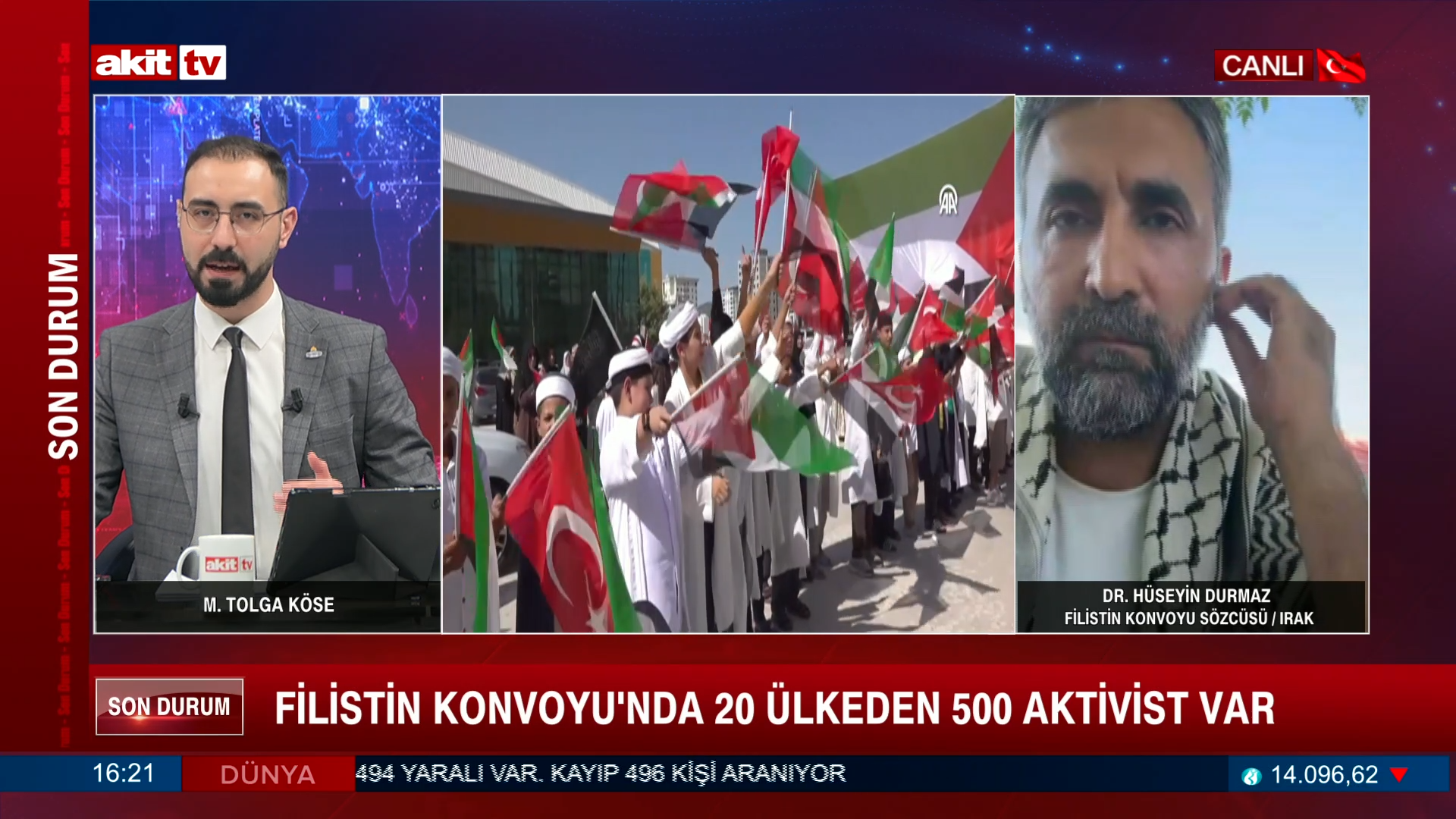 Aktivist Dr. Hüseyin Durmaz: Filitin konvoyundaki son durumu bildirdirdi