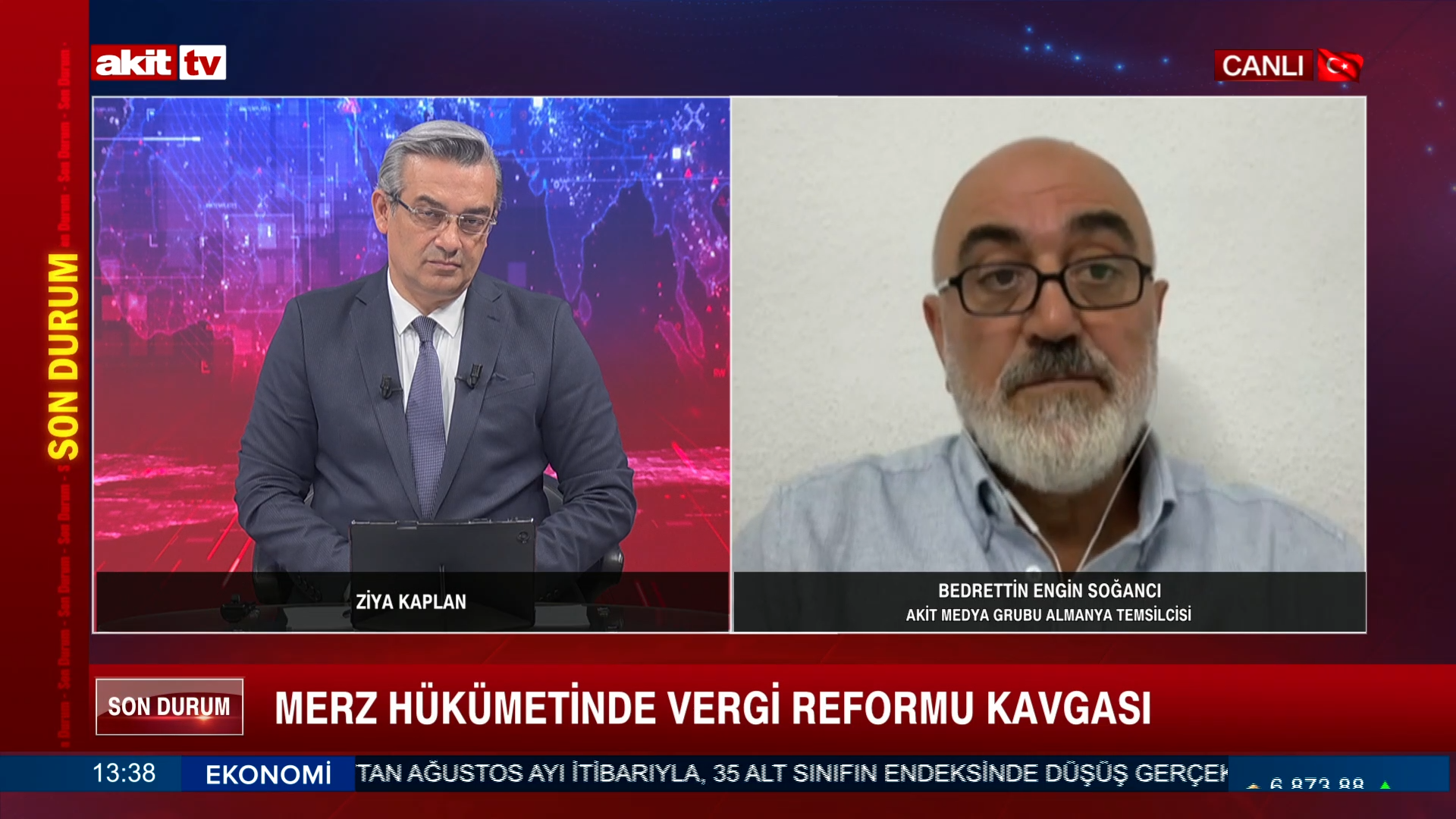 Akit Medya Grubu Almanya Temsilcisi Bedrettin Engin Soğancı "Almanya'da mı savaşa dahil olacak?" 